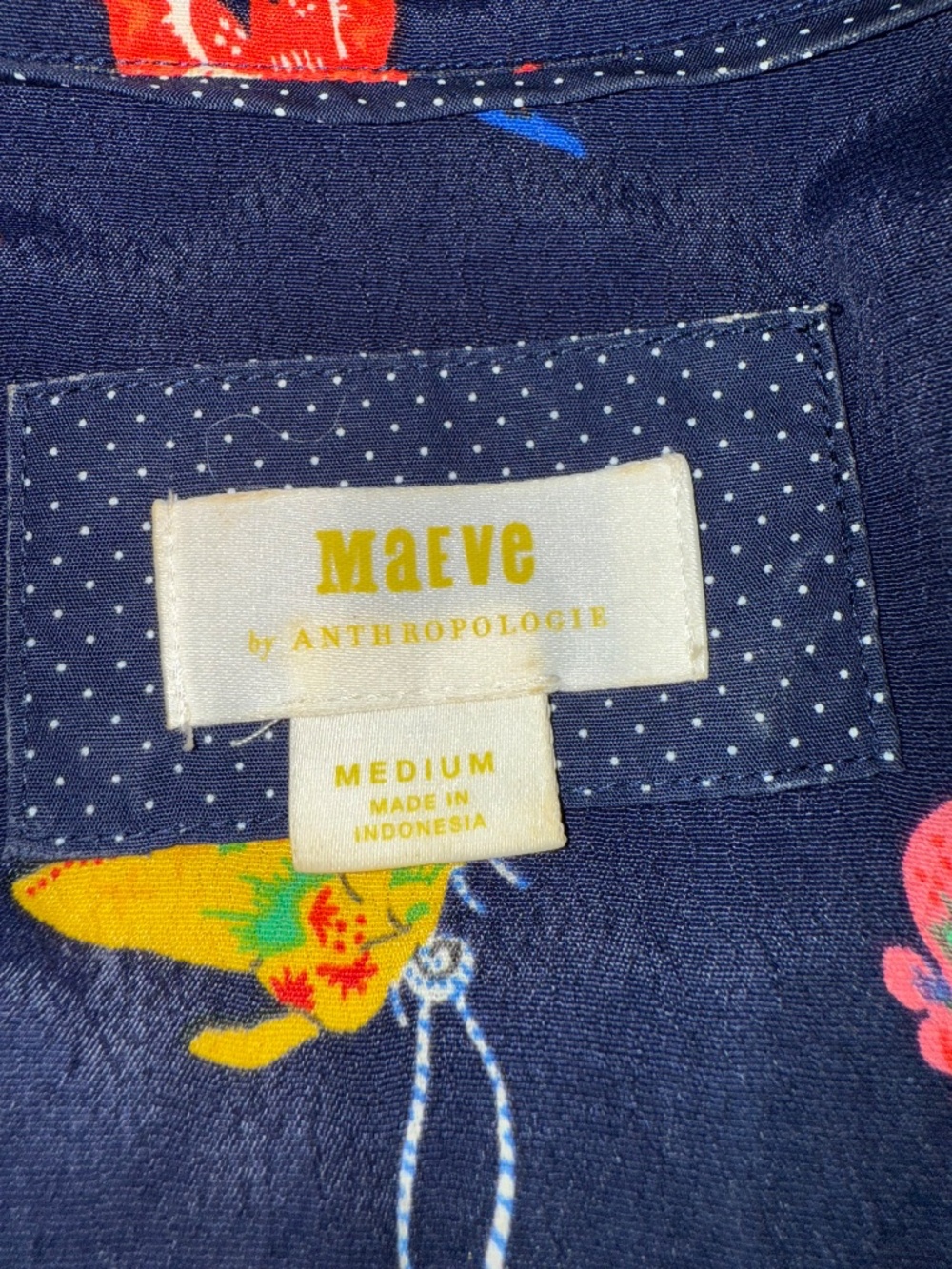 Maeve Anthropologie Butterfly Flutterby Dress M - Picture 5 of 5